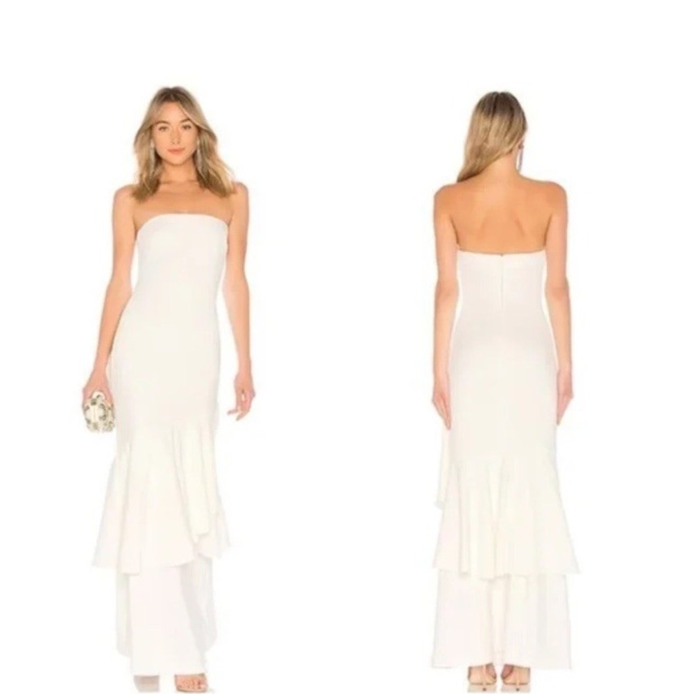 Davey Gown‎ in White LIKELY Formal Dress Size 2 Bridal Cocktail
